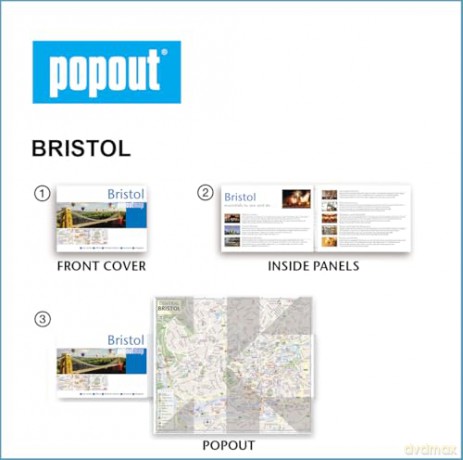 Bristol PopOut Map [KSIĄŻKA]