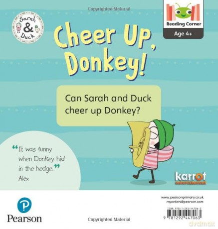 Bug Club Reading Corner: Age 4-5: Sarah and Duck: Cheer Up, Donkey! [KSIĄŻKA]
