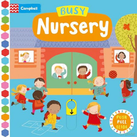 Busy Nursery: A Push, Pull, Slide Book: 24 [KSIĄŻKA]