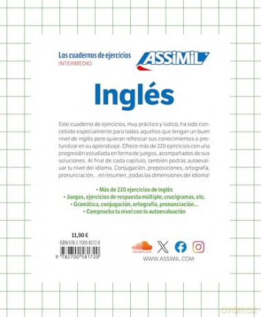 Cahier Inglés Intermedio: Ne pas enrichir avant 18/10/2024 [KSIĄŻKA]