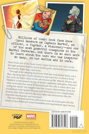 Captain Marvel: Carol Danvers Declassified: Notes, Interviews, and Files from the Avengers' Archives [KOMIKS]
