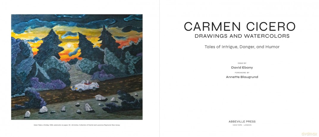 Carmen Cicero: Drawings and Watercolors: Tales of Intrigue and Humor [KSIĄŻKA]