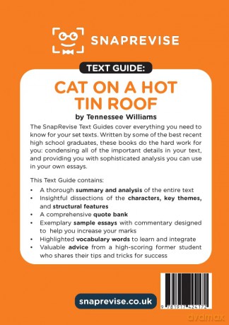 Cat on a Hot Tin Roof Text Guide: A-Level English Literature Revision Book | Includes Analysis, Key Quotes, Character Insights, and Sample Essays for Top Grades [KSIĄŻKA]