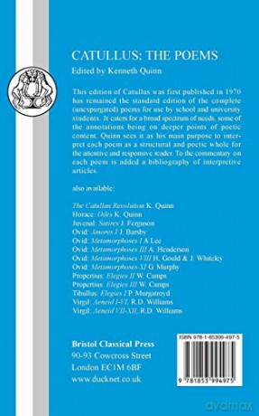 Catullus:The Poems [KSIĄŻKA]