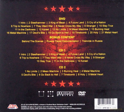 U.D.O.: Live From Moscow [DVD]+[2CD]