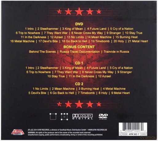 U.D.O.: Live From Moscow [DVD]+[2CD]