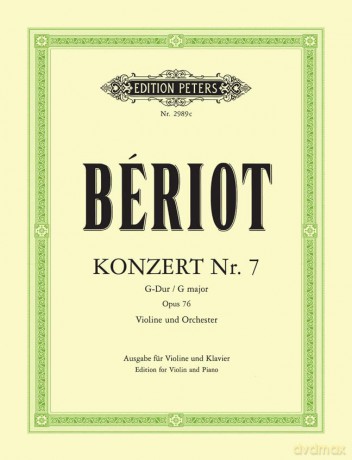 Charles Auguste de Bériot-Concert 07 G Op.76 [KSIĄŻKA]