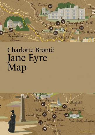 Charlotte Brontë, Jane Eyre Map [KSIĄŻKA]