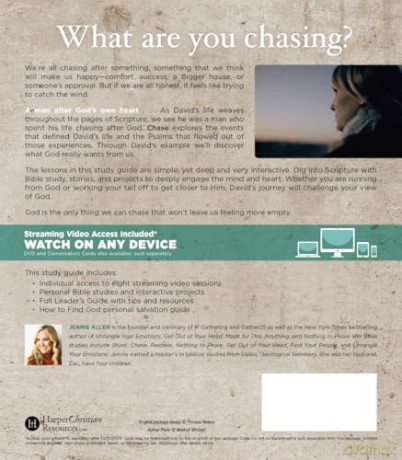 Chase Bible Study Guide plus Streaming Video: Chasing After the Heart of God [KSIĄŻKA]
