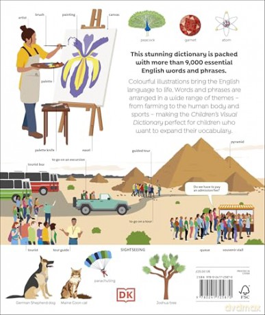Children's Visual Dictionary: 9,000-Word Vocabulary Builder [KSIĄŻKA]