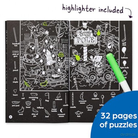 Christmas Hidden Pictures Puzzles to Highlight: Activity Book with Winter Puzzles, Over 300 Hidden Objects and Bright Highlighte R Fun [KSIĄŻKA]
