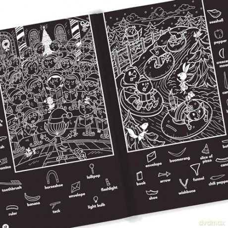 Christmas Hidden Pictures Puzzles to Highlight: Activity Book with Winter Puzzles, Over 300 Hidden Objects and Bright Highlighte R Fun [KSIĄŻKA]