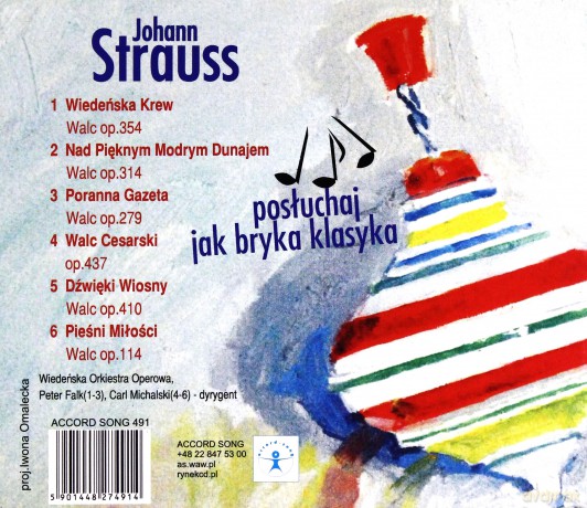 Johann Strauss: Nad Pięknym Modrym Dunajem I Inne [CD]