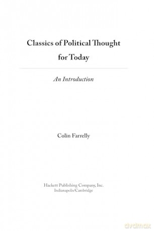 Classics of Political Thought for Today: An Introduction [KSIĄŻKA]