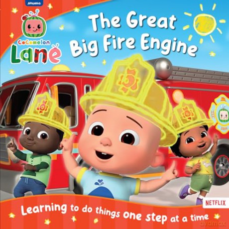 CoComelon Lane: The Great Big Fire Engine Picture Book: A gentle early-learning storybook about feeling worried for CoComelon fans [KSIĄŻKA]