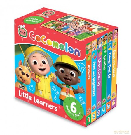 CoComelon Little Learners Pocket Library: 6 new mini board books about first experiences, featuring JJ and his friends - perfect for toddlers and young children! [KSIĄŻKA]