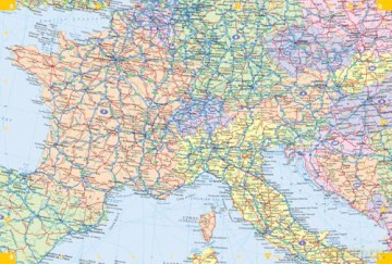 Collins 2026 Big Road Atlas Europe: Large scale, easy to read mapping [KSIĄŻKA]