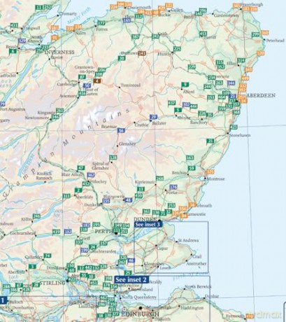 Collins Golf Map of Scotland: Explore Scotland's notable, historic, and local golf courses [KSIĄŻKA]