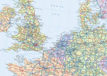Collins Road Map of Europe: Folded map [KSIĄŻKA]