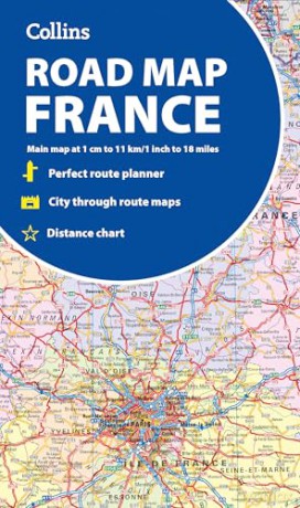 Collins Road Map of France [KSIĄŻKA]