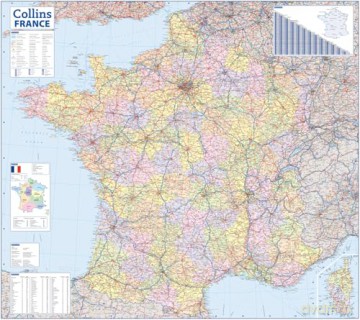 Collins Road Map of France [KSIĄŻKA]