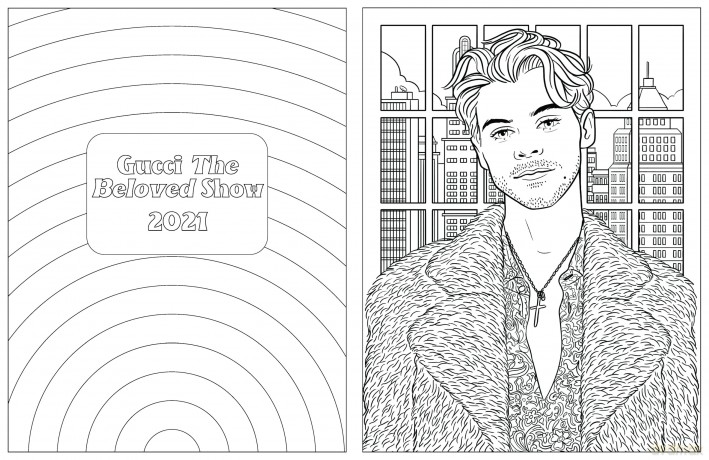 Colour In Harry: A Unofficial Harry Styles Colouring and Sticker Book [KSIĄŻKA]