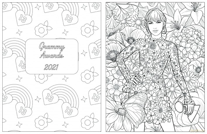 Colour In Taylor: A Unofficial Taylor Swift Colouring and Sticker Book [KSIĄŻKA]