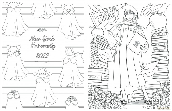 Colour In Taylor: A Unofficial Taylor Swift Colouring and Sticker Book [KSIĄŻKA]