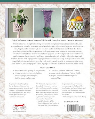 Complete Starter Guide to Macramé: 15 Knotted Home Creations Made with Natural Materials [KSIĄŻKA]