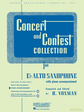 Concert and Contest Collection for Eb Alto Saxophone: Piano Accompaniment [KSIĄŻKA]