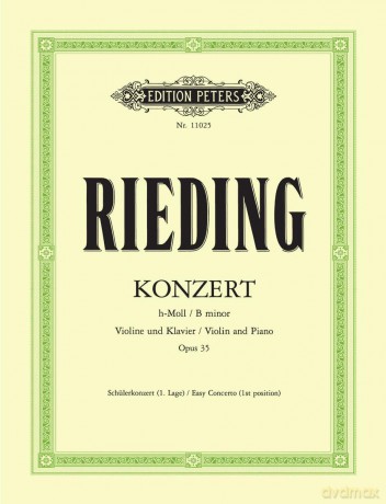 Concerto for Violin and Piano in B Minor Op. 35: Easy Concerto in 1st Position [KSIĄŻKA]