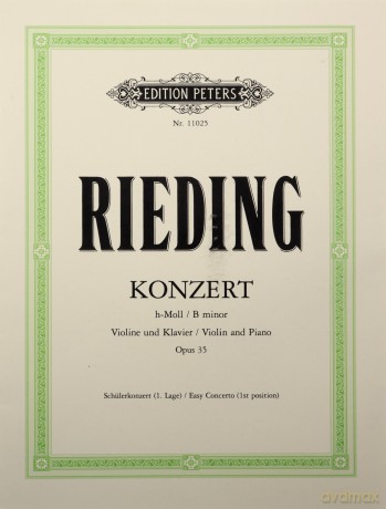 Concerto for Violin and Piano in B Minor Op. 35: Easy Concerto in 1st Position [KSIĄŻKA]
