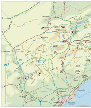 Costa Blanca Sunflower Walking: 75 long and short walks, 5 car tours: 75 long and short walks and 5 car tours [KSIĄŻKA]
