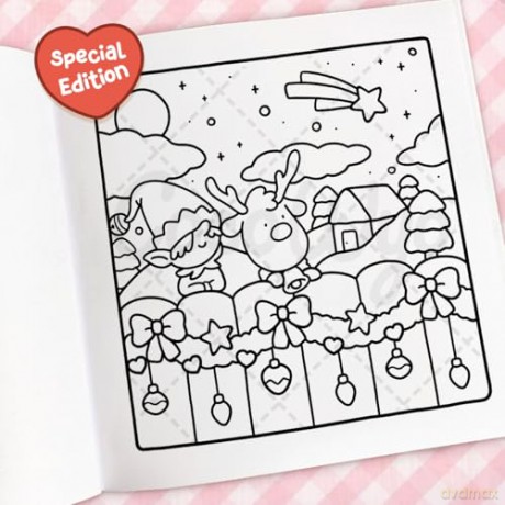 Cozy Christmas: The Cute and Relaxing Festive Colouring Book for Kids and Adults [KSIĄŻKA]