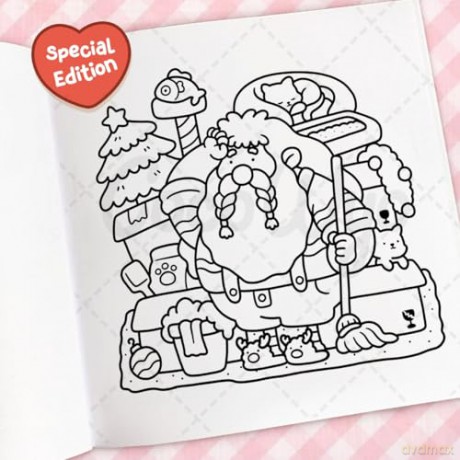 Cozy Christmas: The Cute and Relaxing Festive Colouring Book for Kids and Adults [KSIĄŻKA]