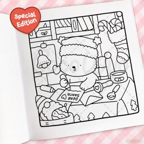 Cozy Christmas: The Cute and Relaxing Festive Colouring Book for Kids and Adults [KSIĄŻKA]