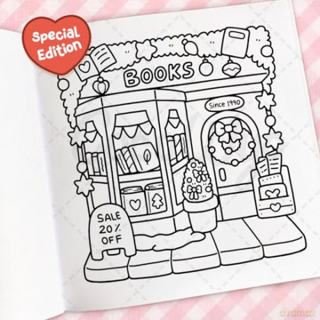 Cozy Christmas: The Cute and Relaxing Festive Colouring Book for Kids and Adults [KSIĄŻKA]