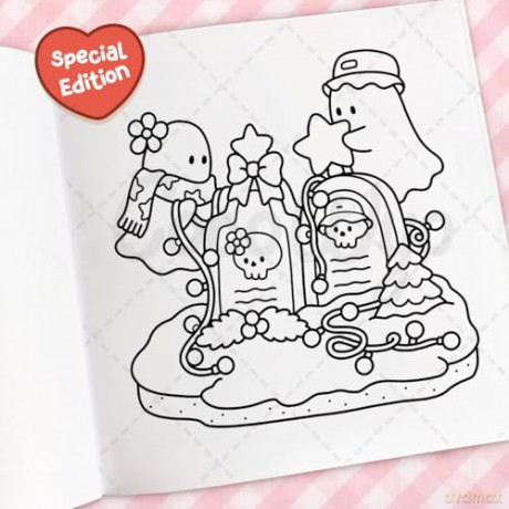 Cozy Christmas: The Cute and Relaxing Festive Colouring Book for Kids and Adults [KSIĄŻKA]