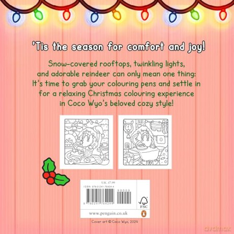 Cozy Christmas: The Cute and Relaxing Festive Colouring Book for Kids and Adults [KSIĄŻKA]