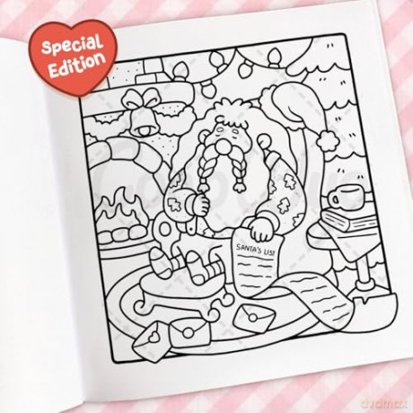 Cozy Christmas: The Cute and Relaxing Festive Colouring Book for Kids and Adults [KSIĄŻKA]