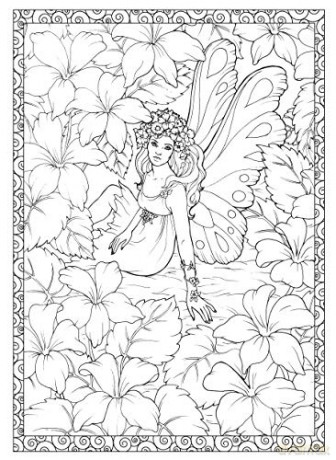 Creative Haven Enchanted Fairies Coloring Book [KSIĄŻKA]