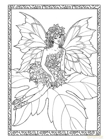 Creative Haven Enchanted Fairies Coloring Book [KSIĄŻKA]