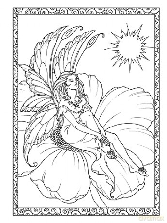 Creative Haven Enchanted Fairies Coloring Book [KSIĄŻKA]