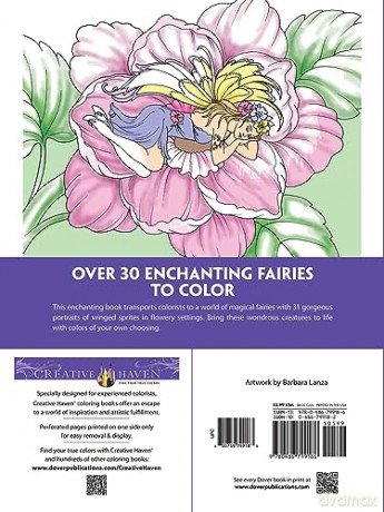 Creative Haven Enchanted Fairies Coloring Book [KSIĄŻKA]