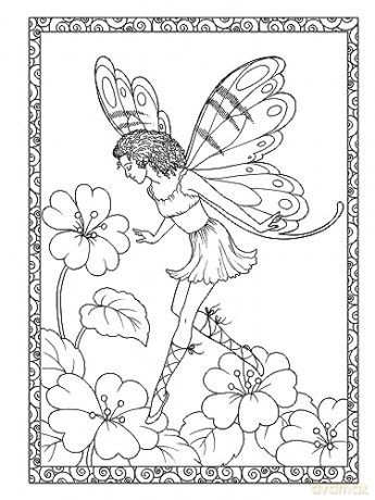 Creative Haven Enchanted Fairies Coloring Book [KSIĄŻKA]