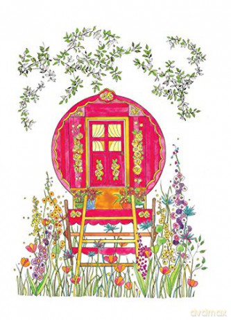 Creative Haven Whimsical Gardens Coloring Book [KSIĄŻKA]