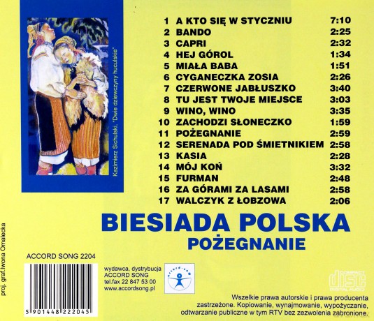 Biesiada Polska Pożegnanie Tradycje Muzyczne [CD]