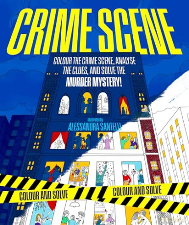 Crime Scene: A Cosy Crime Colouring Book [KSIĄŻKA]