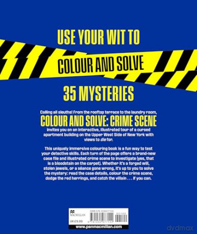 Crime Scene: A Cosy Crime Colouring Book [KSIĄŻKA]