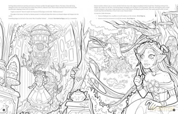 Critical Role: Fearne Calloway's Fey Fantasy: A Coloring Adventure [KSIĄŻKA]